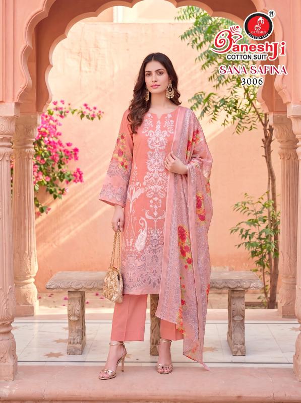 Ganeshji sana safina vol 3 wholesale dress materials in kottayam